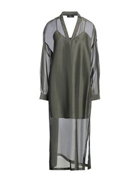 Midi-Kleid Damen Dunkelgrün 34,36 Damen