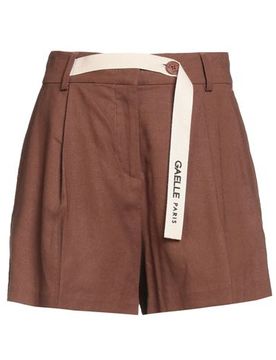 Gaëlle Paris Pantalones cortos y bermudas Mujer Marrón 36 Mujer