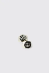 Herren 2er-Pack Chunky Ringe Silver Größe Small/Medium