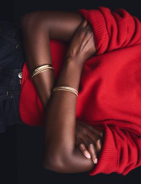 Lot De 7 Bracelets Fins Or