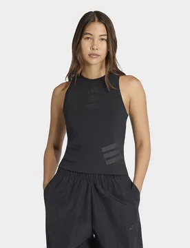 Womens Mercedes - Amg Petronas Formula 1 Team Night Tank Top Women - Nero, nero nero Donna taglia M - Adidas - FashionsVida
