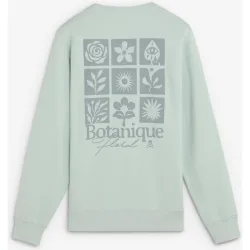 Sudadera sin capucha de hombre con cuello redondo y print trasero