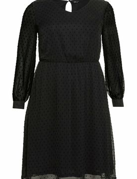 SHEEGO Vestido de gala negro