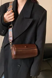 Whitney' Structured Crossbody Handbag With Shoulder Strap - Brown - Size: One Size