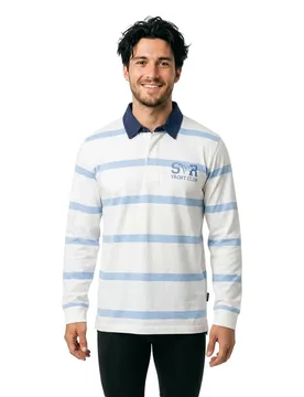 Fergus Sweatshirt Pearl / Federal Blue XL Men - Sea Ranch - FashionsVida