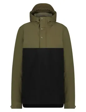 Giacca Winter Rain Black / Army Green - AGU - FashionsVida