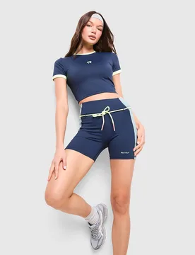 Womens Azure Baby T-Shirt - Blu, blu blu Donna taglia M - RED RUN ACTIVEWEAR - FashionsVida