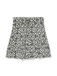 VMMENNY HW TIE SHORT SKIRT WVN GA female