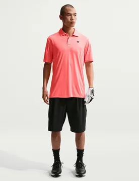Par Dri-Fit Golf Herren Poloshirt, rot US: S
