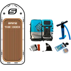 Ensemble De Paddle Surf Gonflable The Dock 8 Persons 18´4´´ White 558.8 cm unisex
