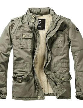 Winterjacke Britannia - Oliv / S Herren Oliv adult Herren