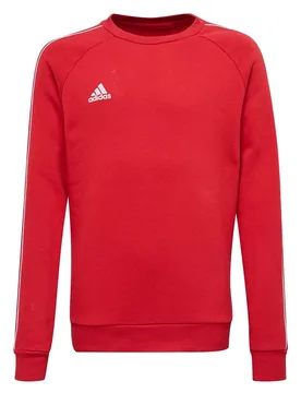 Core 18 Sweatshirt Power Red / White 15-16 Years Boys - Adidas - FashionsVida