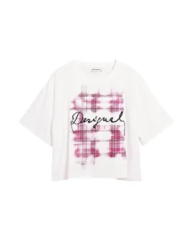 Desigual Damen T-Shirt Weiß 509511