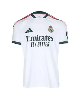 Herren Fußballtrikot REAL Heim weiss L M - Adidas - FashionsVida
