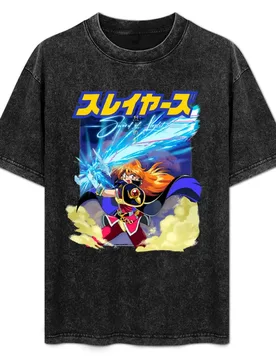 Sword of Light - Slayers Next w / Logo T-Shirt Basic Casual Wear Short Sleeve Top - Aliexpress - FashionsVida