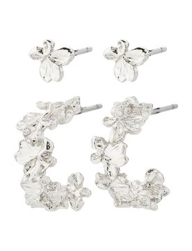 Pilgrim Pendientes 'Zhuri' plata