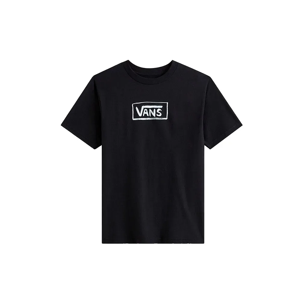 Maglietta A Maniche Corte On Canvas Black 14 Anni - Vans - FashionsVida