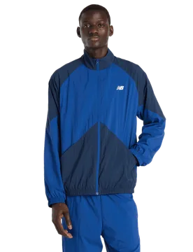 Sport Legacy Herren Jacken - Blau - Größe M - Poly Jersey Blue M - New Balance - FashionsVida