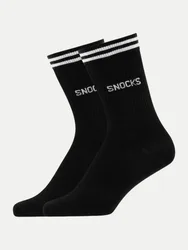Snocks Socken Unisex Schwarz 35-38