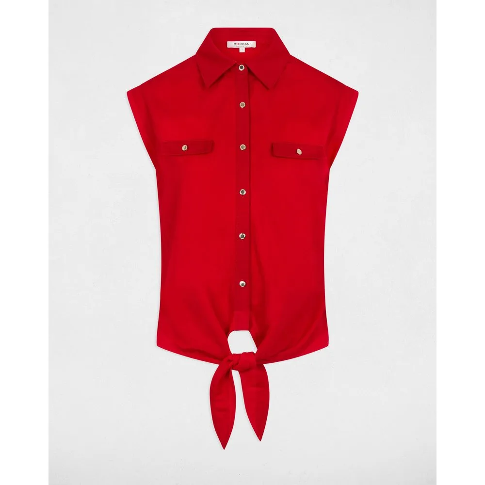 Morgan - Blusa de mujer sin mangas - Morgan - FashionsVida