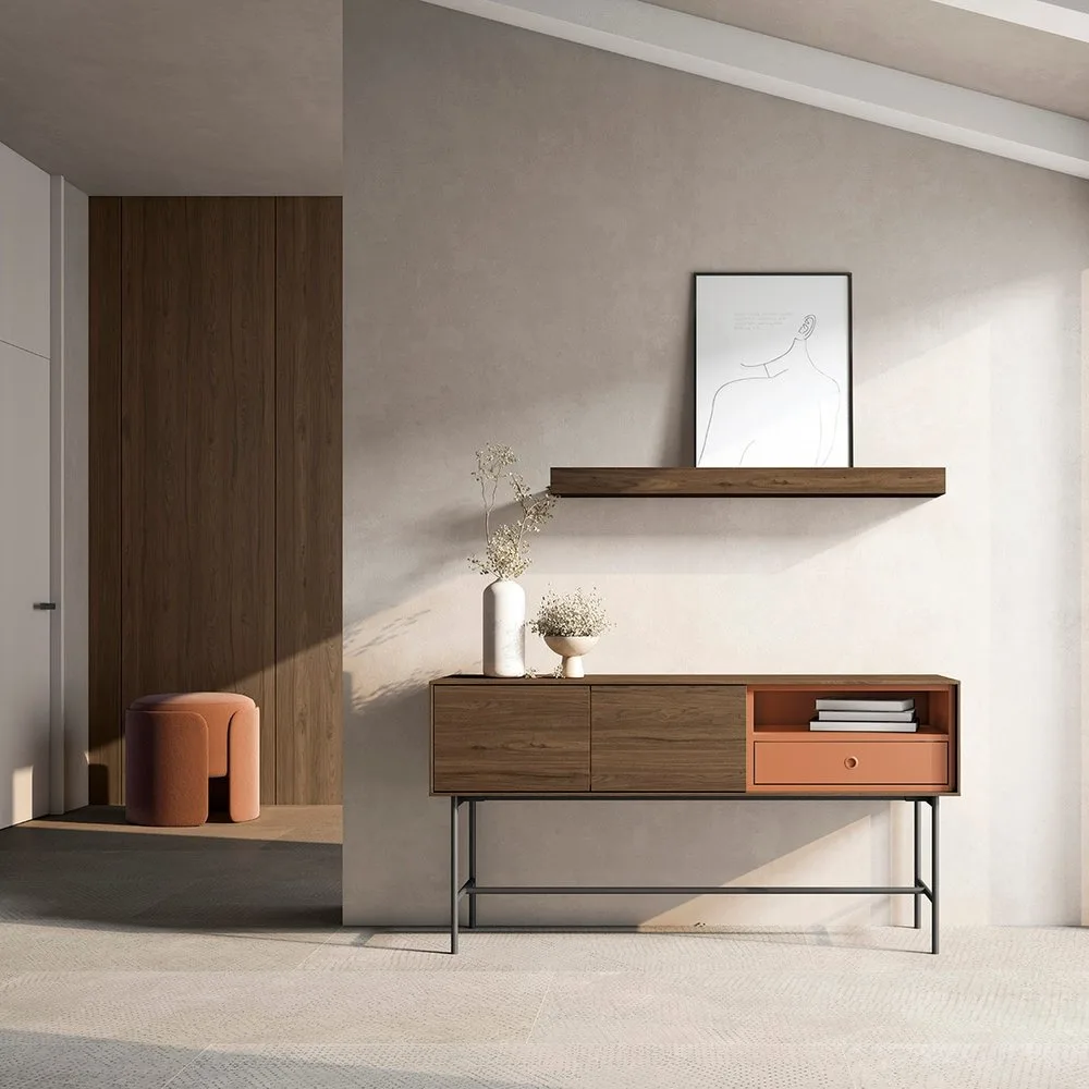 Aparador rectangular con 2 puertas, 1 cajón y 1 nicho Evolution 2.0 - El Corte Inglés - FashionsVida