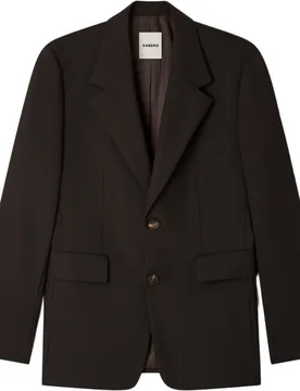 Chaqueta de traje para hombre clásica de lana virgen - sandro - FashionsVida