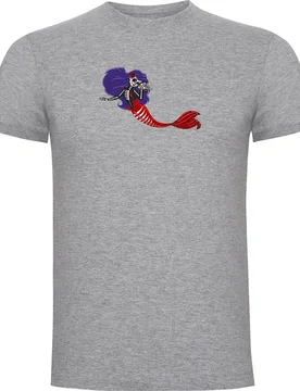 Maglietta A Maniche Corte Mexican Mermaid - Kruskis - FashionsVida