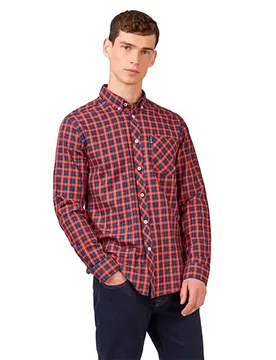 Camicia A Maniche Lunghe 68080 Red XL - Ben sherman - FashionsVida