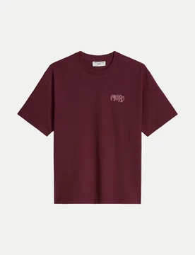 Marc O' Polo T-Shirt mit großem Rückenprint Rot L - Marc O'Polo - FashionsVida