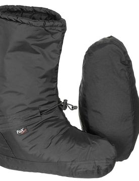 Biwakschuhe Polar winddicht - Schwarz Schwarz adult