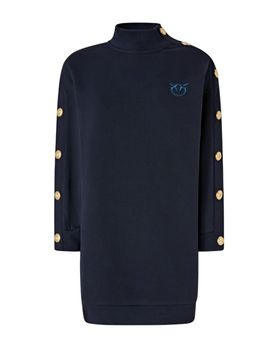 Felpe senza cappuccio donna - muesli maxi maglia felpa - blu