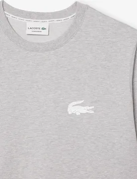 Sudadera de hombre con capucha loungewear de felpa en gris - Lacoste - FashionsVida