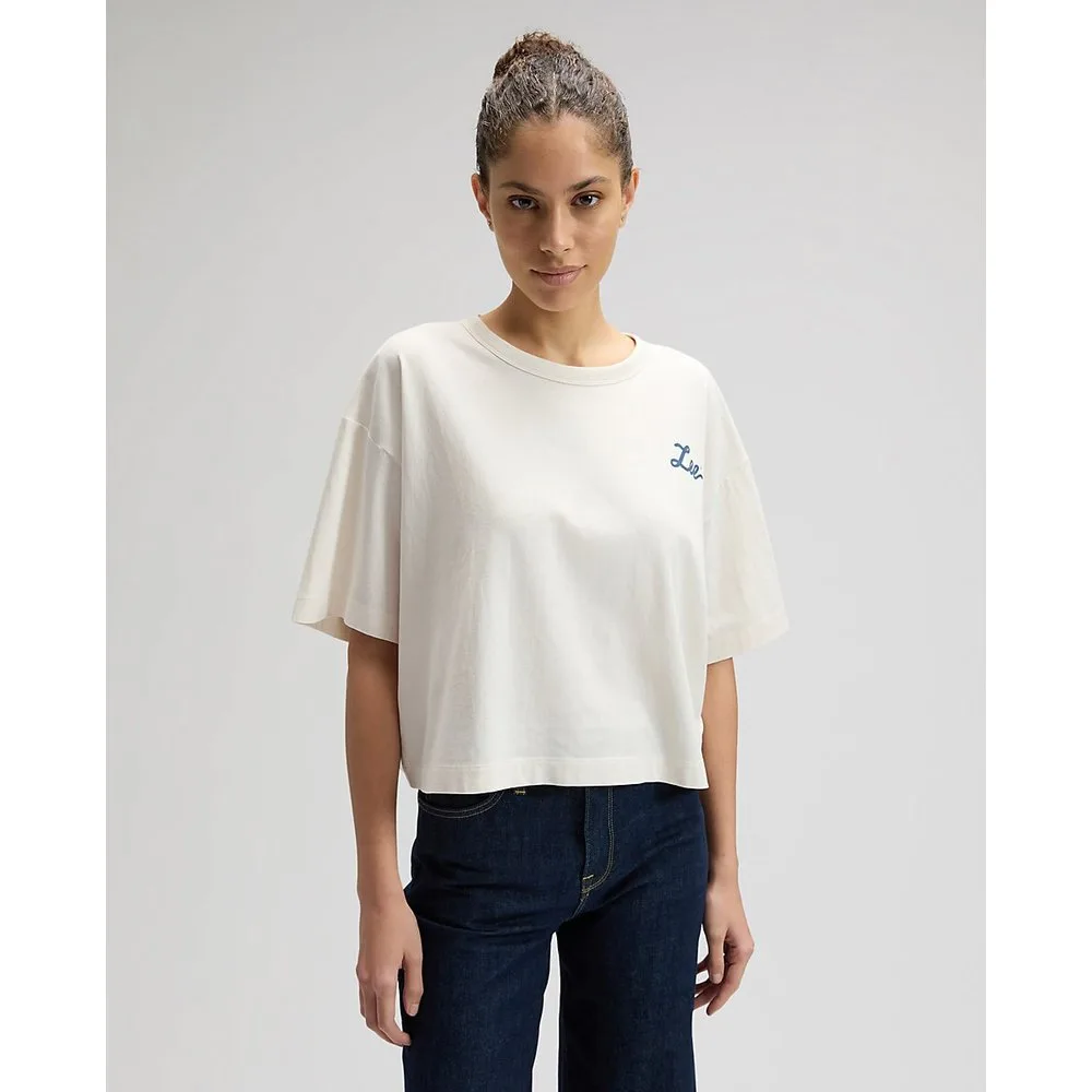 Camiseta de mujer de manga corta con logo - Lee - FashionsVida