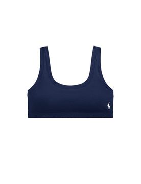 Polo Brassière en coton mélangé