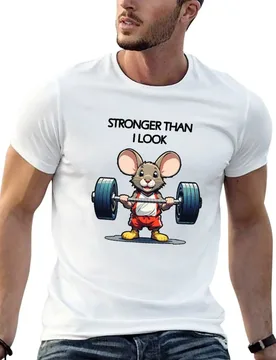 Stronger Than I Look T-Shirt anime tshirt t shirt personalised t shirt man designer T-shirt - Aliexpress - FashionsVida