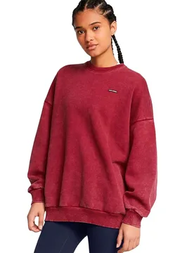 Sweat-shirt Icon Heavyweight Fleece Oversized Cardinal / White XL - Under armour - FashionsVida