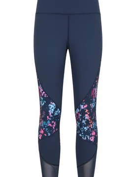 Power Patterned High-Waisted Womens Leggings - - Size: 22 - Mountain Warehouse - FashionsVida
