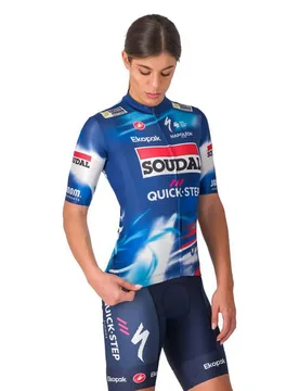 Maillot à Manches Courtes Competizione 3 Soudal Quick-step 2025 - Castelli - FashionsVida