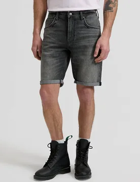 Pantalones cortos vaqueros de hombre de corte regular en azul - Lee - FashionsVida