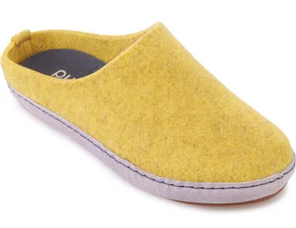 Mosey Women's Extra Wide Fabric Shoes for Swollen Feet - Yellow - Size: 4 XXW