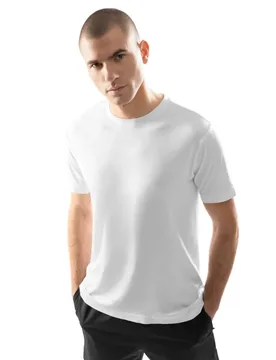 T-shirt à Manches Courtes Salt White S - Siroko - FashionsVida