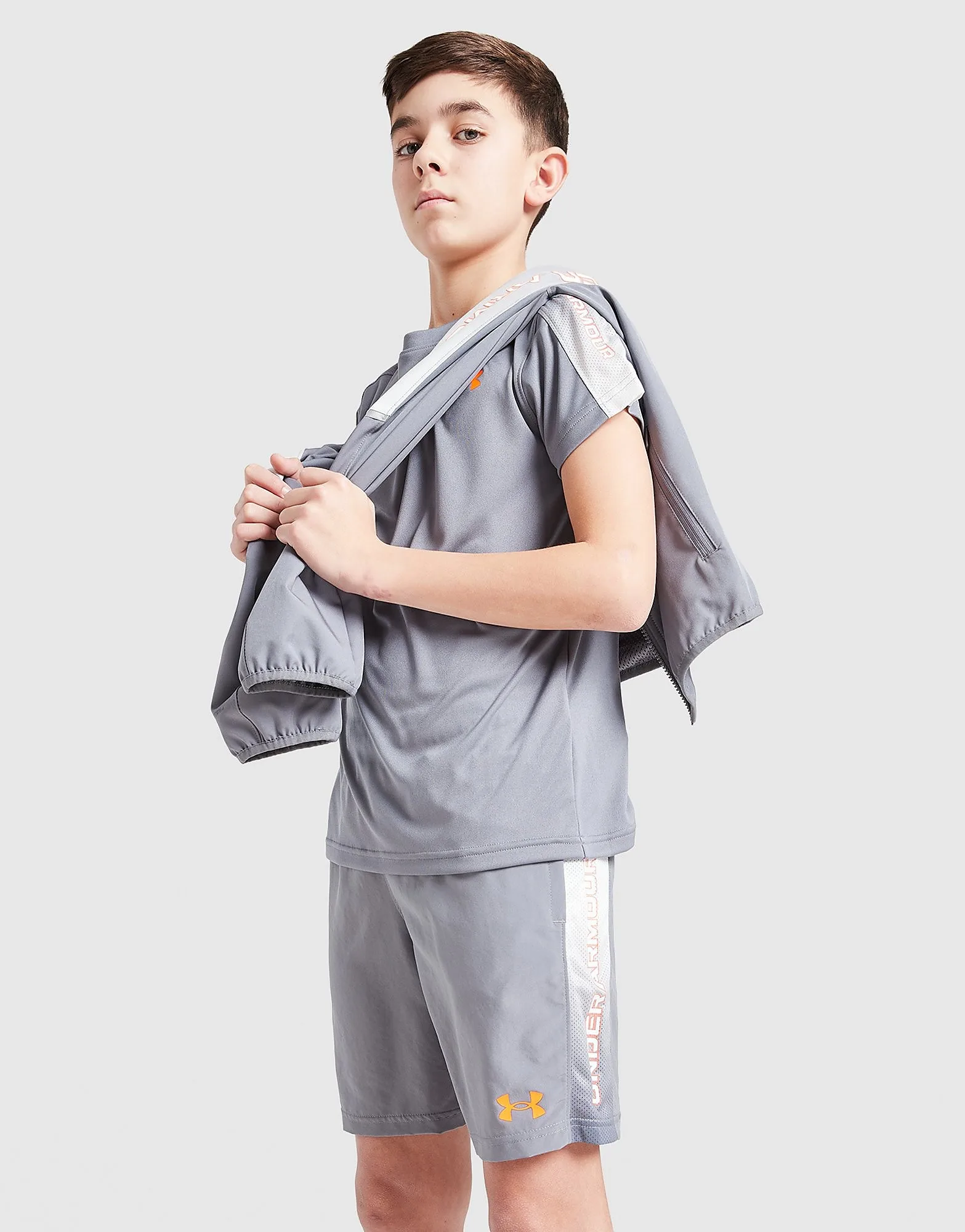 Tech Fade Shorts Junior, Grau - unisex - Size: 6-7Y - Under armour - FashionsVida