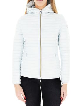Piumino con cappuccio AZZURRO CHIARO 1