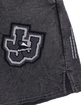 Pantalone Corto Tuta Uomo Basket Pants X Triple J Black - MAUNA-KEA - FashionsVida