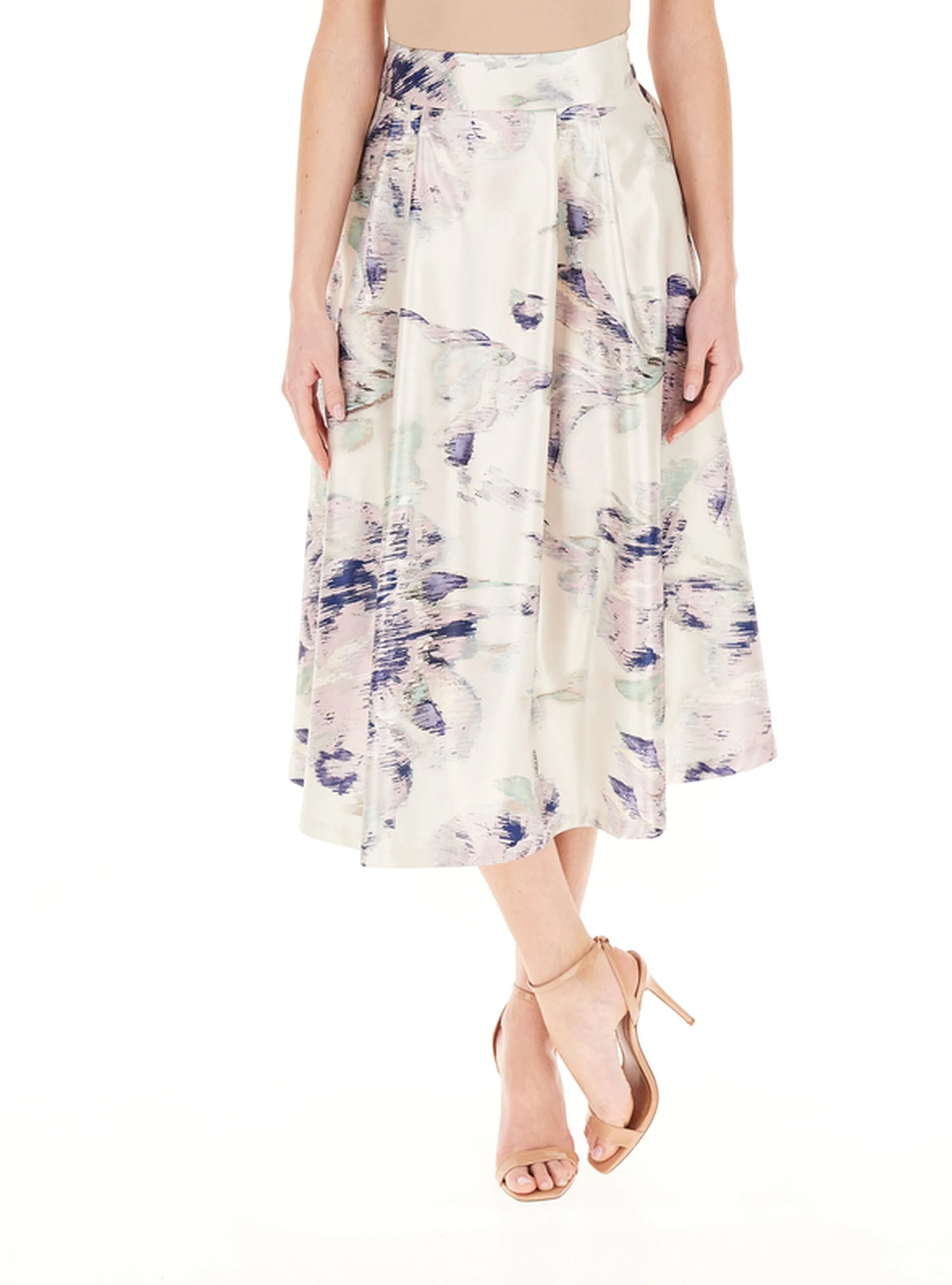 Gonna svasata AVORIO L - Rinascimento - FashionsVida