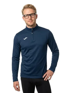 Pile Con Mezza Cerniera Running Night Navy S - Joma - FashionsVida