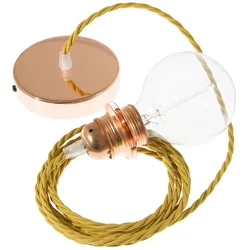Cables Lampe Suspendue Pendel Pour Abat-jour Tm25 50 Cm Mustard / Copper One Size