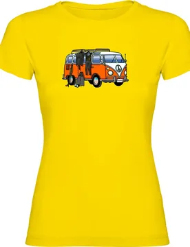 Maglietta A Maniche Corte Da Donna Hippie Van Spearfish - Kruskis - FashionsVida