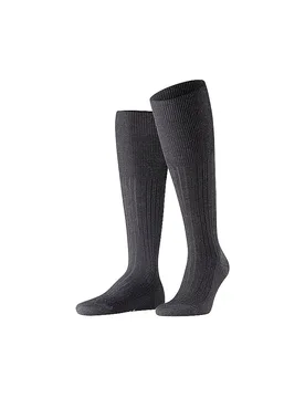 Stutzen BRISTOL anthracite mel. grau 39/40 herren - Falke - FashionsVida