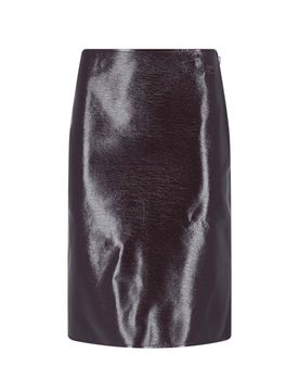 Courrèges Women's Cotton-Blend Skirt with Stretch Fit